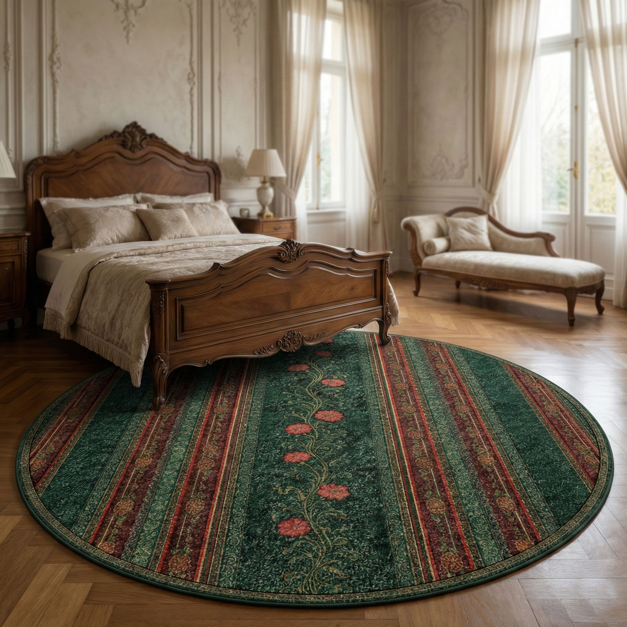 SORELA - Hand Tufted Floral Carpet